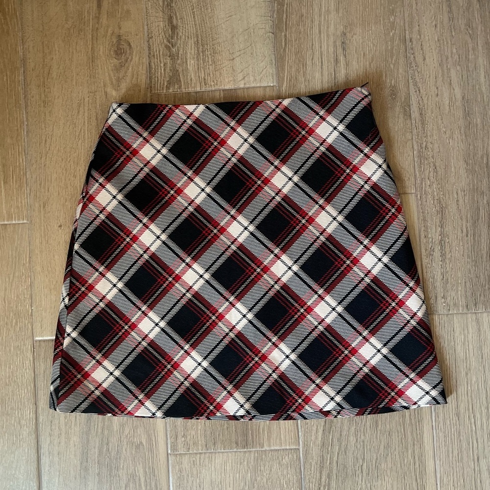 H&M Tartan Mini Skirt